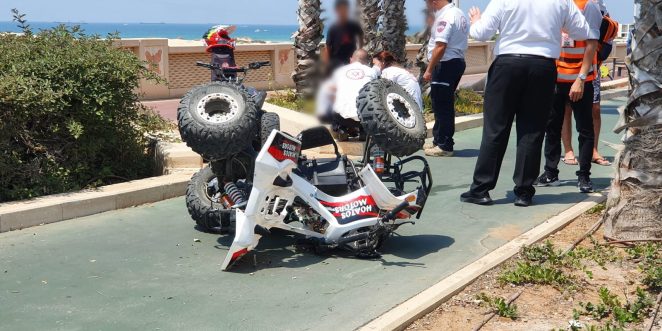 תאונה טרקטורון איחוד הצלה