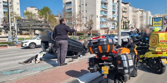 איחוד הצלה תאונה בן עמי