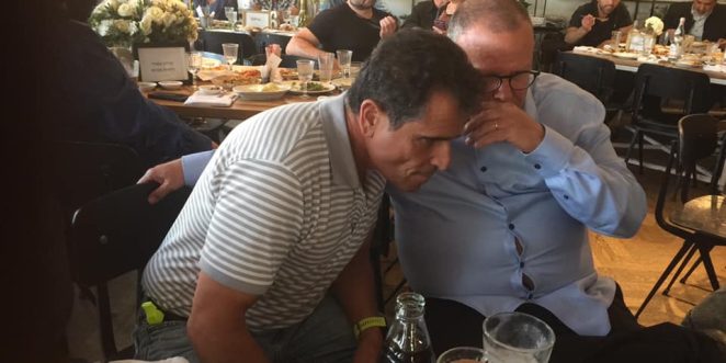 הרמת כוסית גימלאי העירייה בן עדי ובר דוד