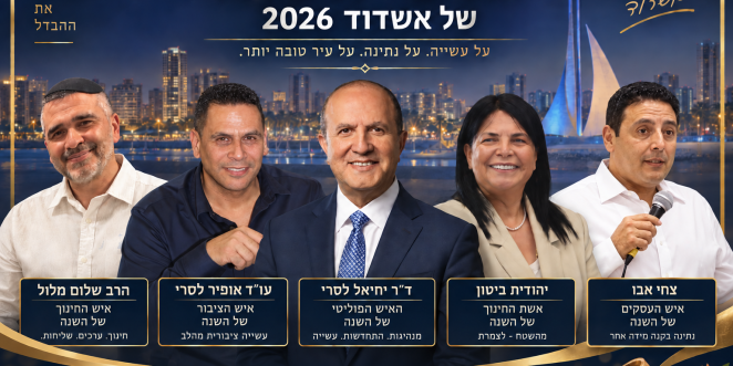 אנשי השנה של אשדוד היום