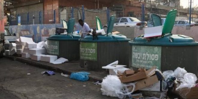 אשפה בשוק ב 19.7.17
