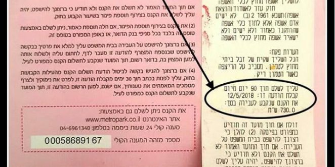 דוח על השלכת זבל ביתי 12.2.18