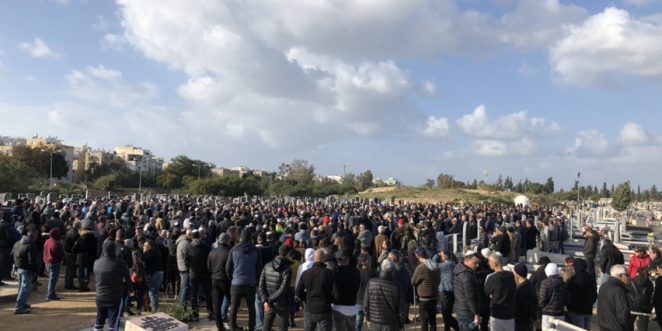 הלוויה של איתי מור 19.01.18 צילום שבתאי טל1