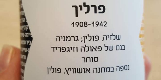 לכל איש יש נר יום השואה