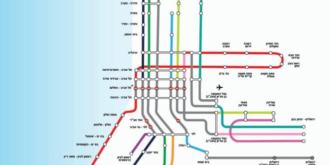 מפת תחנות רכבת