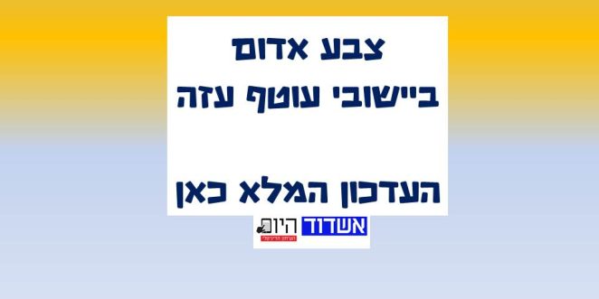צבע אדום לראשי